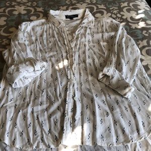 Artsy button up blouse